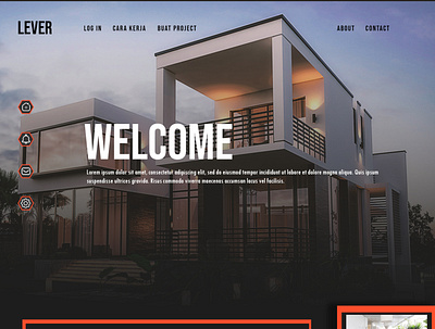 architectural web design app graphic design ui uiux ux web