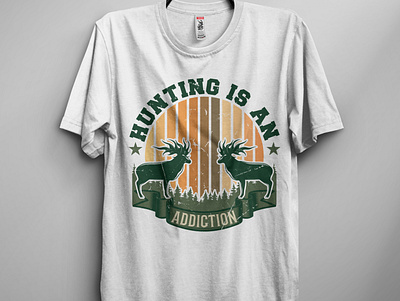 Hunting T-Shirt Design amazon t shirts amazon t shirts design apparals branding clothing creative design fashin hunting hunting t shirt hunting t shirt design illustration print design t shirt design t shirt illustration teespring typography vector