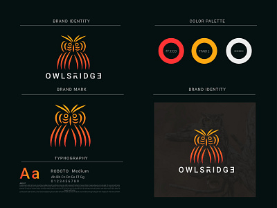Minimalist Owlsridge Business Logo Design