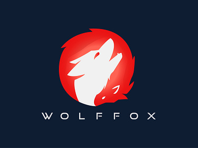 Wolffox Minimalist Logo Design