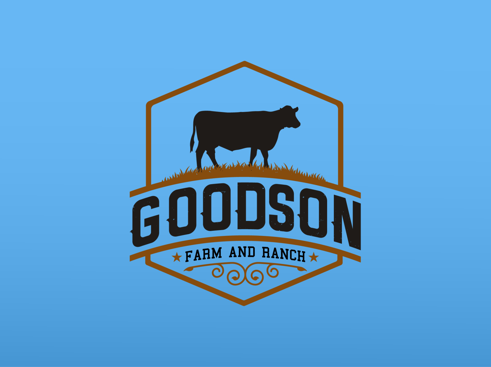 Goodson Farm and ranch Vintage logo Design by Imrul Kaish on Dribbble