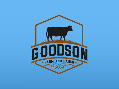 Goodson Farm and ranch Vintage logo Design