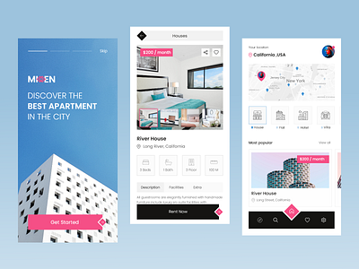 Booking App animation app booking branding design hotel illustration landing page logo reservation travel ui ux vector