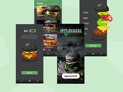 Food menu order app app branding design food landing page logo menu order ui ux