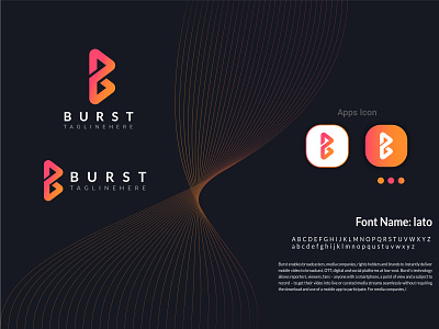 BURST b leter b logo bird black brand branding creative design elephant elephant logo fish green icon illustration logo luxury mark minimal negative space vector