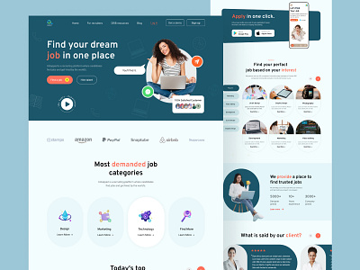 Job Search Landing Page