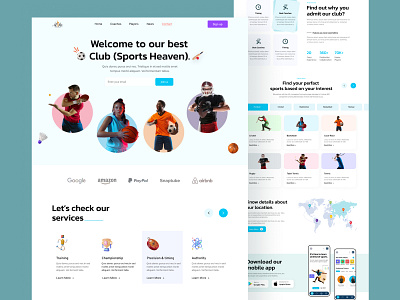 Sports Landing Page