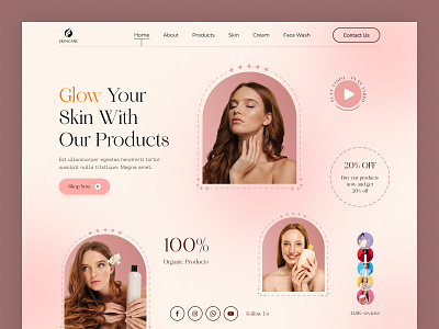 Skin Care Product Landing Page