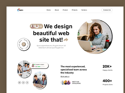 Digital Agency Landing Page best design clean clean design creative design digital agency digital marketing graphic design landing page marketing design marketing website professional ui ui design ux ux design web design web development website website project