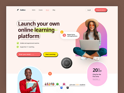 E-learning Landing Page