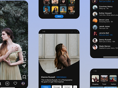 Instagram Redesign UI