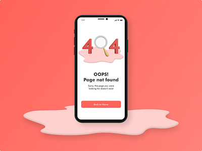 DailyUI008 - 404 Error Page