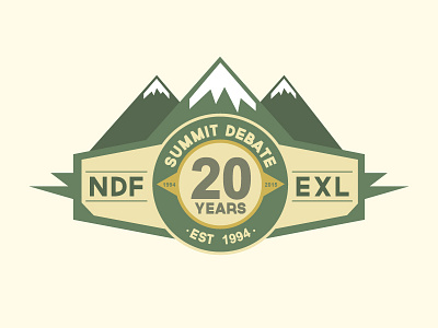 Summit Debate Logo debate exl illustrator logo ndf summit