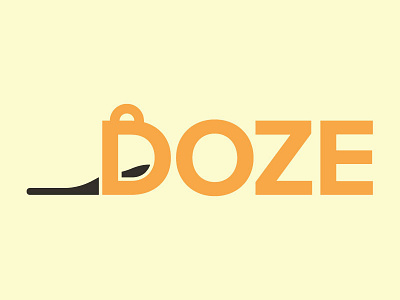Doze Coffee coffee logo nap sleep