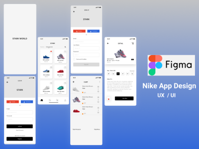 Shoes Mobile App Design In Figma 2021 3d animation graphic design icon motion graphics