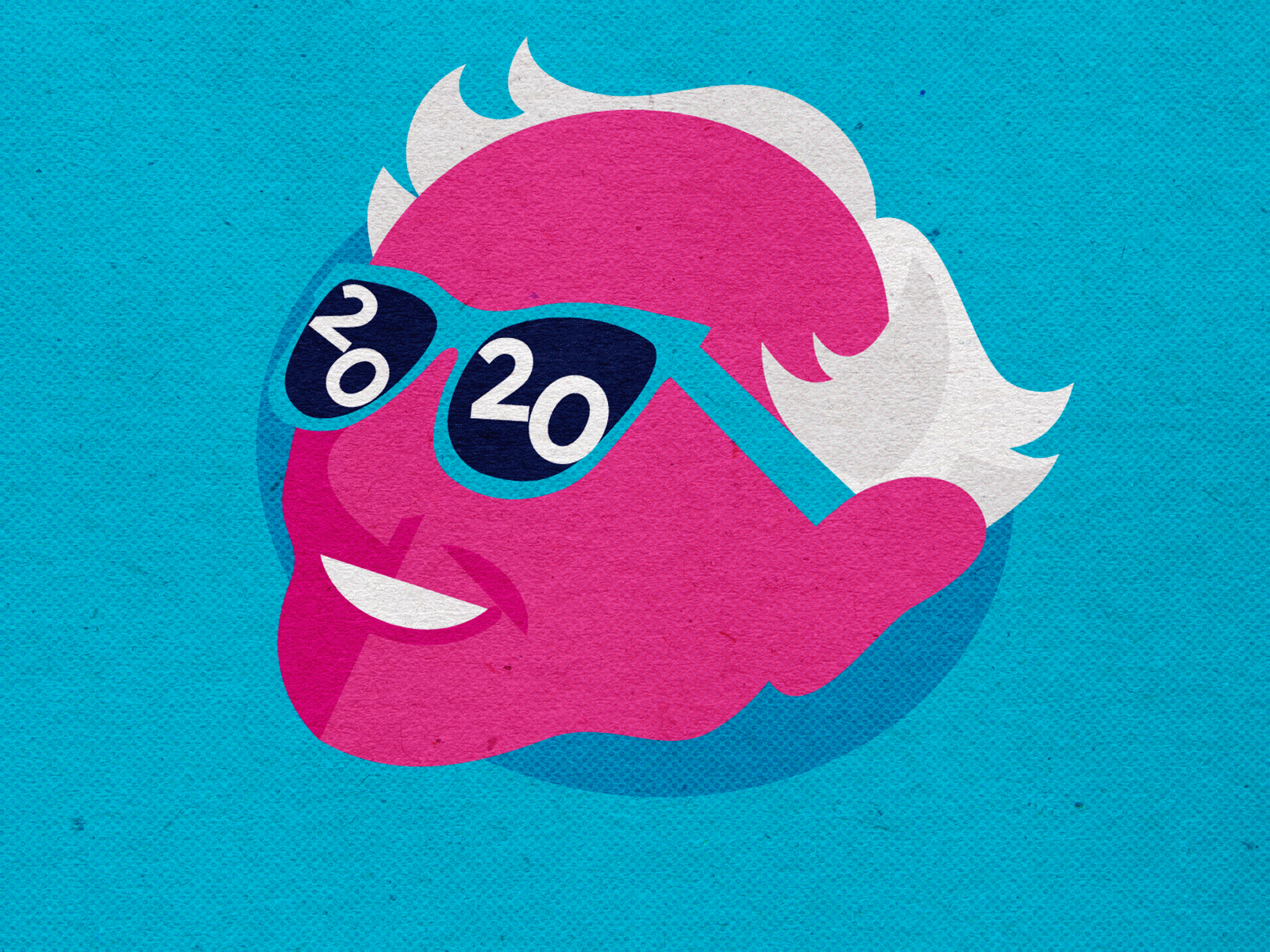 Vision 2020 2020 behance bern bernie bernie sanders berniebros blue branding design dribbble election feel the bern govote illustration inkbyteatwork logo modern vector vote 2020 voting