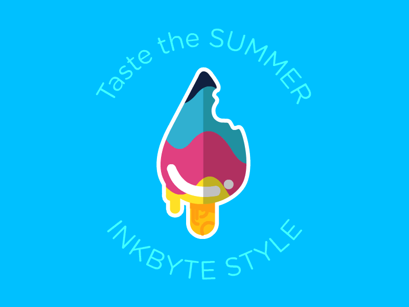 Taste the Summer- Inkbyte Style animation cmyk ice cream inkbyte studios popsicle summer