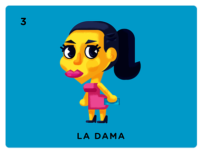 #3 La Dama culture kim kardashian loteria mexican modern political trump