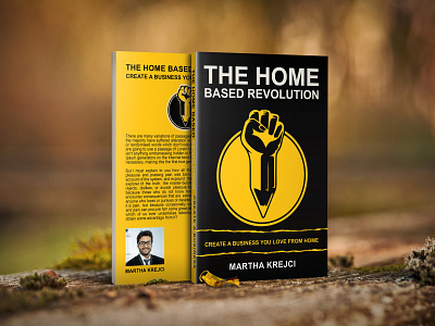The Home based Revolution Book Cover bookcoverdesign bookdesign branding cover ebookcover graphicdesign illustration pdfcover typography uniquebookcover