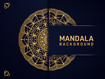 Mandala Background Template Design