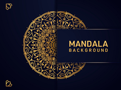 Mandala Background Template Design background