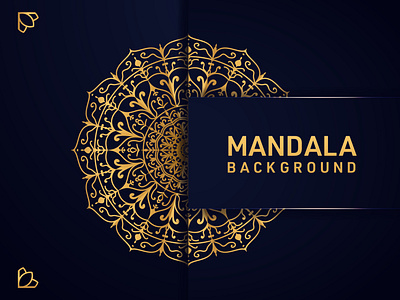 Mandala Background Template Design