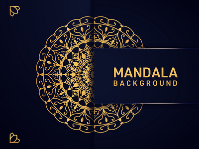 Mandala Background Template Design background