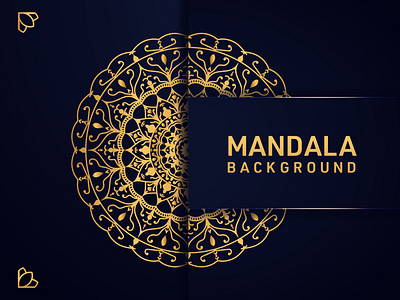 Mandala Background Template Design