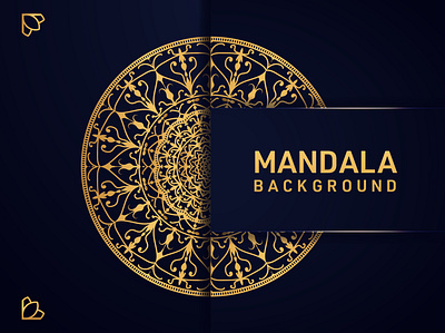 Mandala Background Template Design background