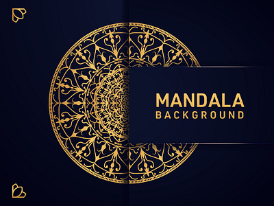 Mandala Background Template Design