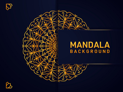 Mandala Background Template Design background