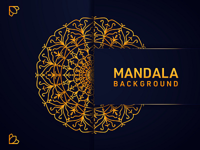 Mandala Background Template Design