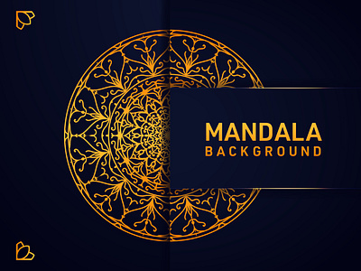 Mandala Background Template Design