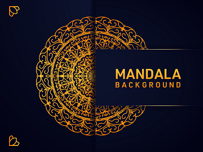 Mandala Background Template Design