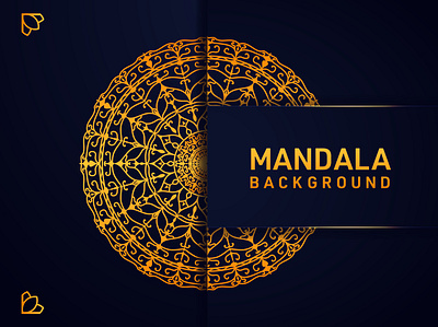 Mandala Background Template Design background