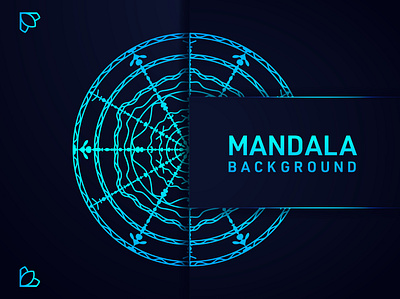 Mandala Background Template Design background