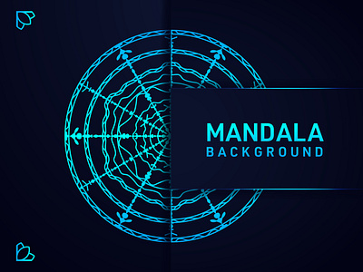 Mandala Background Template Design