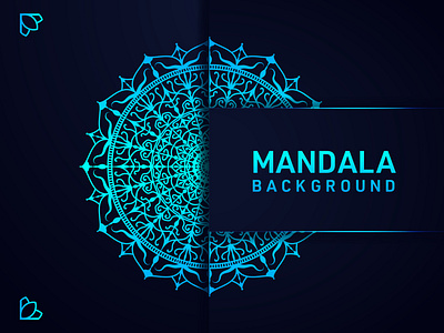 Mandala Background Template Design