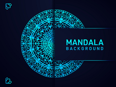 Mandala Background Template Design background