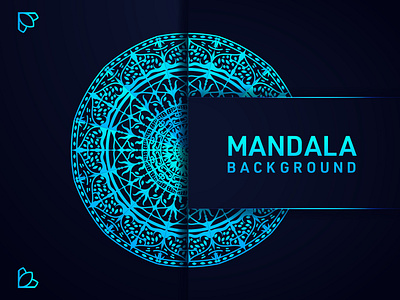 Mandala Background Template Design