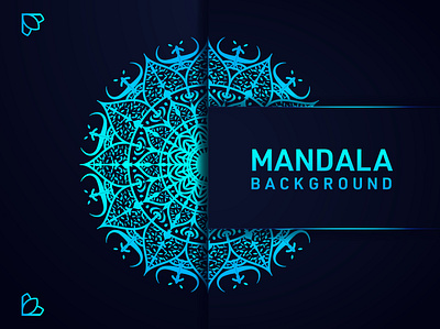 Mandala Background Template Design background