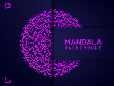 Mandala Background Template Design