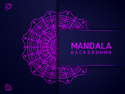 Mandala Background Template Design