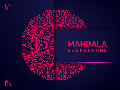 Mandala Background Template Design