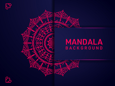 Mandala Background Template Design background