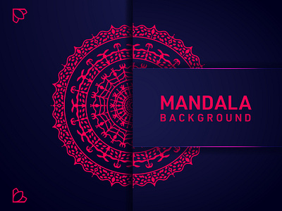 Mandala Background Template Design