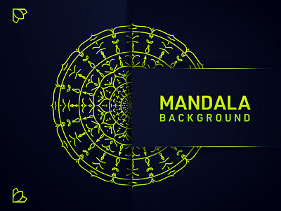 Mandala Background Template Design