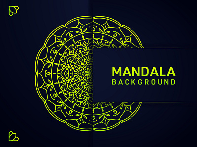 Mandala Background Template Design