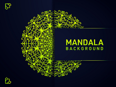 Mandala Background Template Design