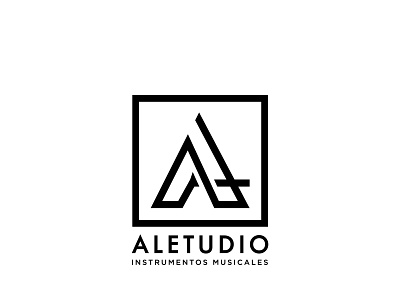 Aletudio Logo branding design icon logo design minimal vector